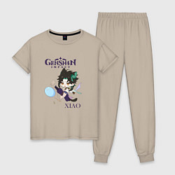 Женская пижама Genshin Impact mini XiaoСяо