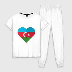 Женская пижама Сердце Азербайджана