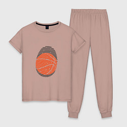 Женская пижама Баскетбол - Отпечаток