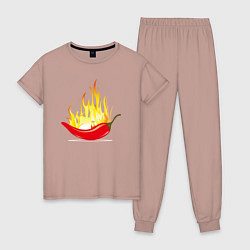Женская пижама Перец в огне