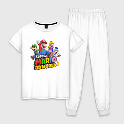 Женская пижама Герои Super Mario 3D World Nintendo