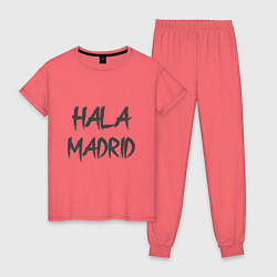 Пижама хлопковая женская Hala - Madrid, цвет: коралловый
