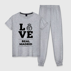 Женская пижама Real Madrid Love Классика