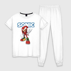 Женская пижама Knuckles Echidna Sonic Video game Ехидна Наклз Вид