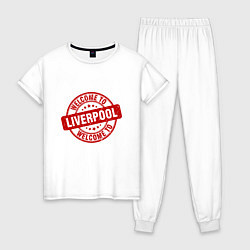 Женская пижама Welcome To Liverpool