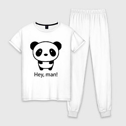 Женская пижама Эй, чувак! Панда Hey, man! Panda