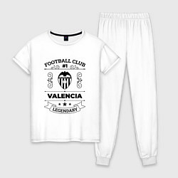 Женская пижама Valencia: Football Club Number 1 Legendary