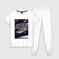 Пижама хлопковая женская Starship Troopers Terran Command, цвет: белый