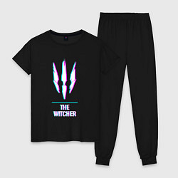 Женская пижама The Witcher в стиле Glitch Баги Графики