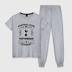 Женская пижама Tottenham: Football Club Number 1 Legendary