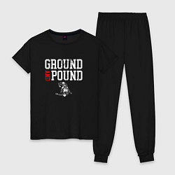 Женская пижама Ground And Pound Добивание ММА