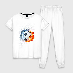 Женская пижама Футбол - противостояние стихий
