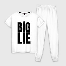 Женская пижама Большая маленькая ложь логотип