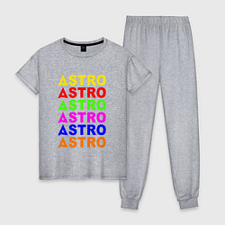 Женская пижама Astro color logo