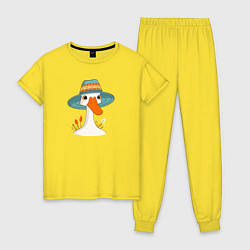 Женская пижама Гусь в шляпе