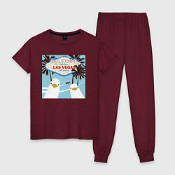 Женская пижама Чайки на курорте