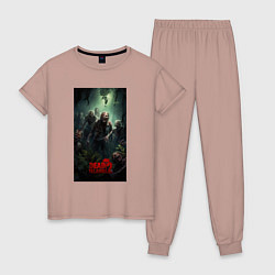 Женская пижама Зомби на острове