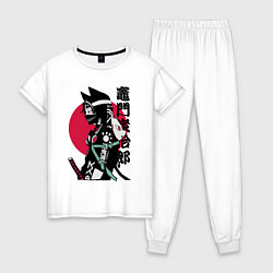 Женская пижама Samurai cat women