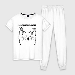 Женская пижама Nickelback - rock cat