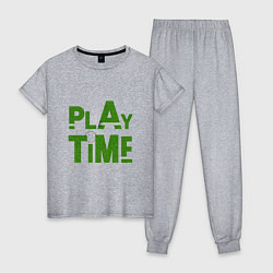 Женская пижама Время играть в футбол