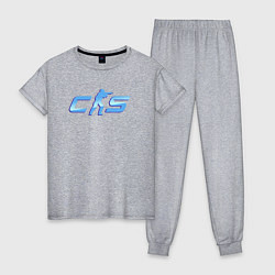 Женская пижама CS2 blue logo