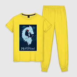 Женская пижама Мононоке волчица