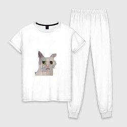 Женская пижама Pixel cat