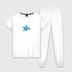 Пижама хлопковая женская New Jeans Haerin, цвет: белый