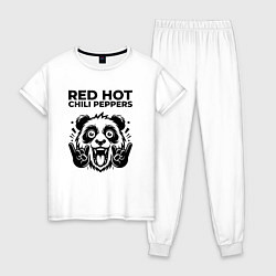 Женская пижама Red Hot Chili Peppers - rock panda