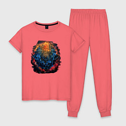 Женская пижама Лотос космос