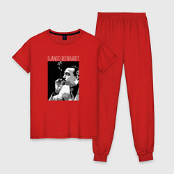 Женская пижама Django Reinhardt legendary jazz guitarist