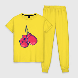 Женская пижама Перчатки для бокса