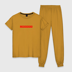 Женская пижама Honda red logo