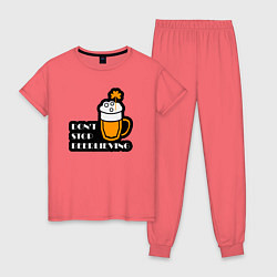 Женская пижама Dont stop beerlieving