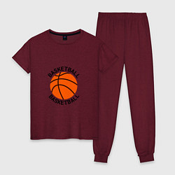 Женская пижама Эмблема баскетбольный мяч basketball