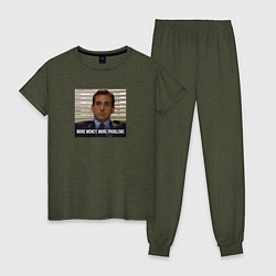 Женская пижама More money, more problems - the office