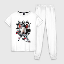 Женская пижама Bully is an NHL forward - ai art
