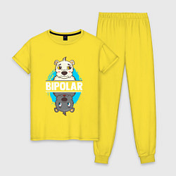 Женская пижама Биполярный медведь