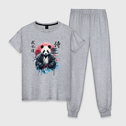 Женская пижама Panda - bushido samurai code