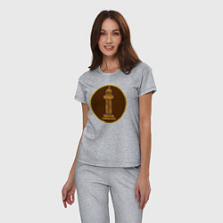 Пижама хлопковая женская Лахмиды из Total War: Attila, цвет: меланж — фото 2