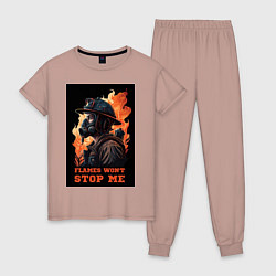 Женская пижама Пламя не остановит меня