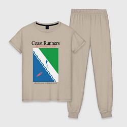 Женская пижама Running club