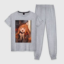 Женская пижама Волчица и пряности Холо удивление