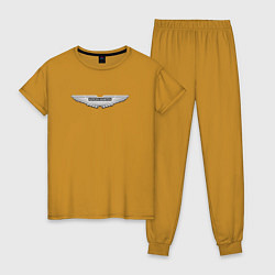 Женская пижама Aston martin logo auto