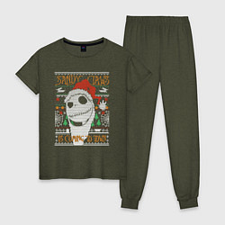 Женская пижама Sandy claws is coming to town