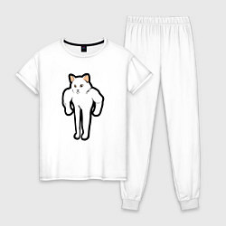 Женская пижама Кот качок