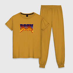Женская пижама Doom logotype