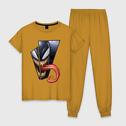 Женская пижама Venom with tongue sticking out