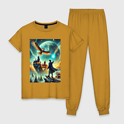 Женская пижама Harry Potter and owl - Hogwarts