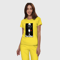 Пижама хлопковая женская Крёстный отец Дарт Вейдер, цвет: желтый — фото 2